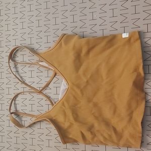 Vuori ribbed cropped tank